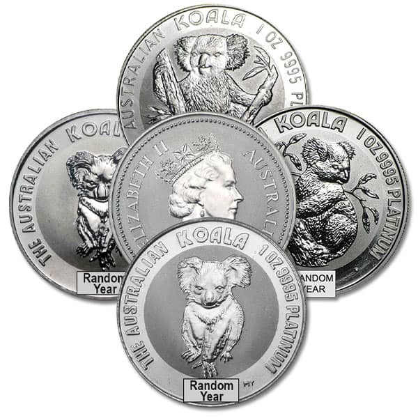 Platinum Australian Koala Coin, 1 Troy Ounce