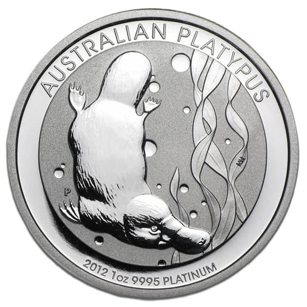 1 oz Australian Platinum Platypus Coin