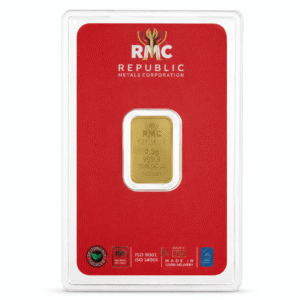 2.5 Gram Gold Bar, .9999 Pure (Brand our Choice)